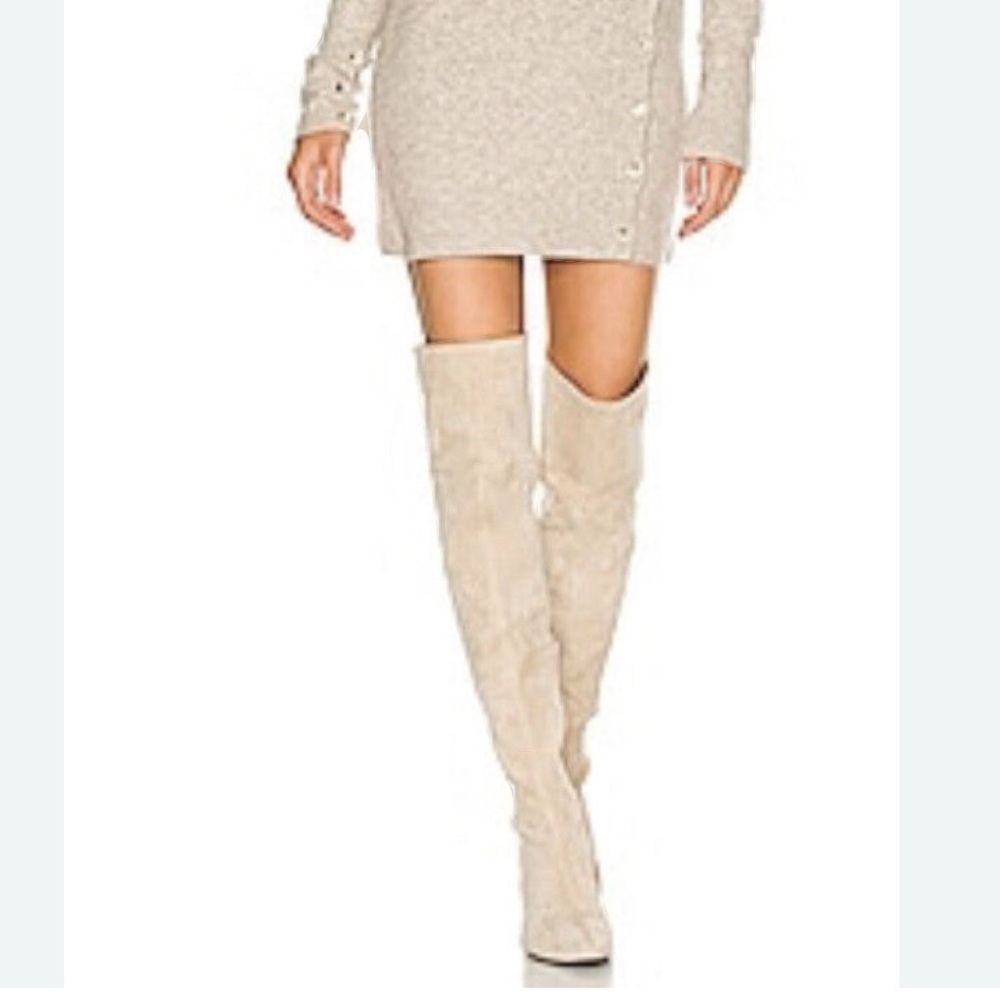 Jeffrey Campbell Parisah Over the Knee Suede Boot 7.5